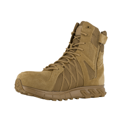 Reebok Tactical Men's 8 Inch Trailgrip Tactical Boot with Side Zip Coyote RB3460-Tactical Source LLC