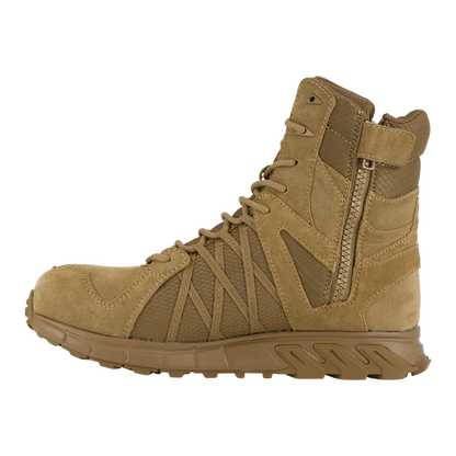Reebok Tactical Men's 8 Inch Trailgrip Tactical Boot with Side Zip Coyote RB3460-Tactical Source LLC