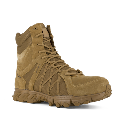 Reebok Tactical Men's 8 Inch Trailgrip Tactical Boot with Side Zip Coyote RB3460-Tactical Source LLC