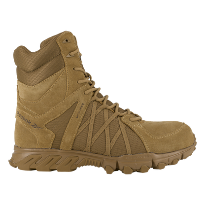 Reebok Tactical Men's 8 Inch Trailgrip Tactical Boot with Side Zip Coyote RB3460-Tactical Source LLC