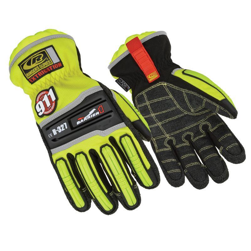 Ringers Gloves Extrication Barrier One Glove Hi Viz Yellow-Tactical Source LLC