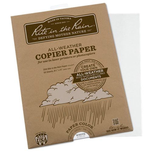Rite in the Rain All Weather Copier Paper A4 White-Tactical Source LLC