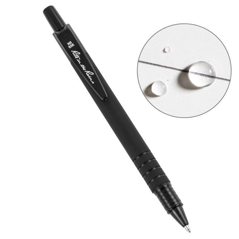 Rite in the Rain All-Weather Durable Pen No. 93K Matte Black with Clip Black Ink-Tactical Source LLC