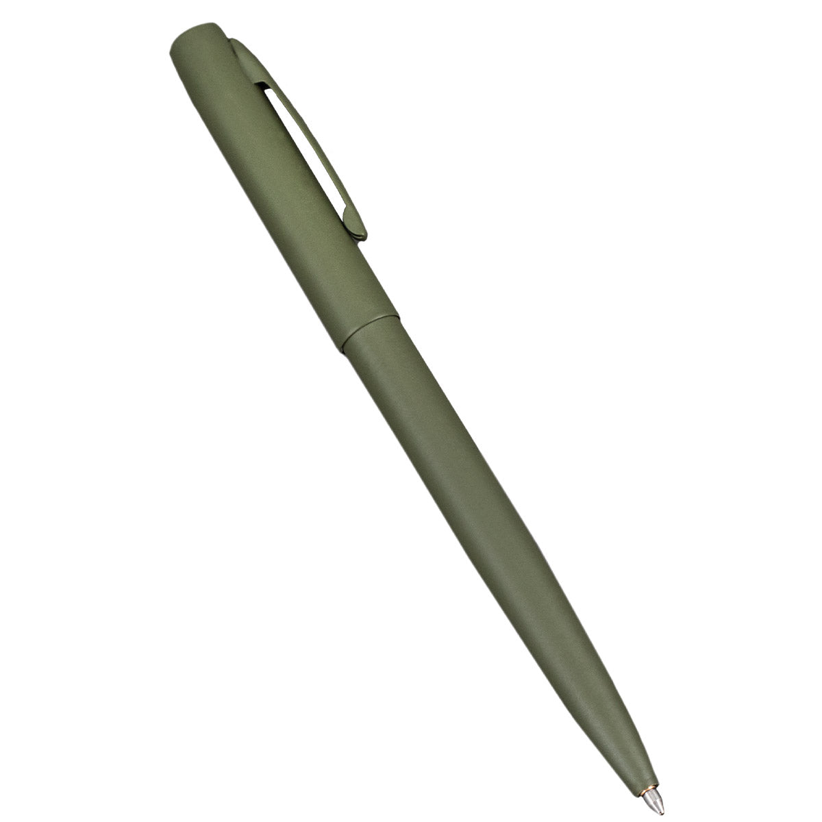 Rite in the Rain All Weather Metal Clicker Pen Olive Drab Green Black Ink-Tactical Source LLC