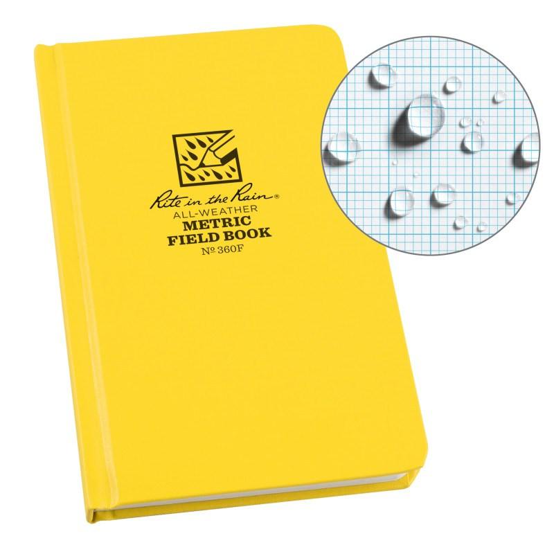 Rite in the Rain No360F Hard Cover Book Metric Field Yellow-Tactical Source LLC