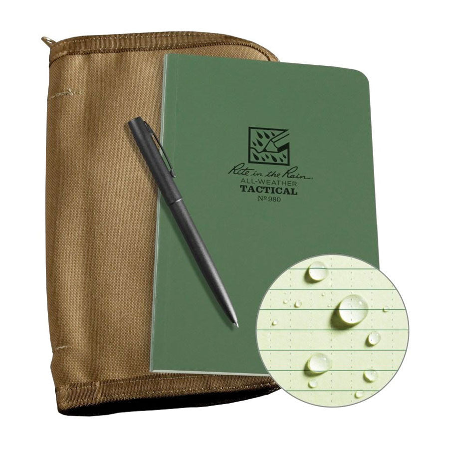 Rite in the Rain No980 Kit Tactical Field Book Kit Green Tan-Tactical Source LLC