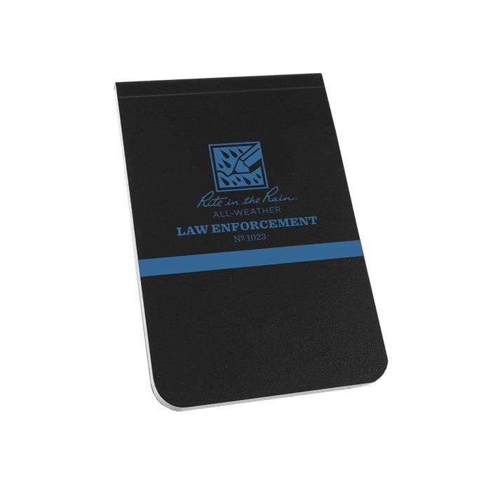 Rite in the Rain Thin Blue Line All-Weather Notebook (3.25'' x 5.25'')-Tactical Source LLC