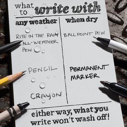 Rite in the Rain Weekly Planner Undated Black No.P52-Tactical Source LLC