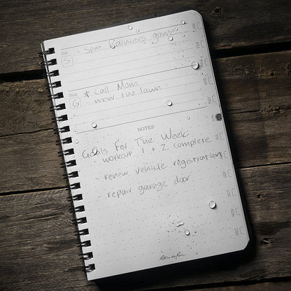 Rite in the Rain Weekly Planner Undated Black No.P52-Tactical Source LLC