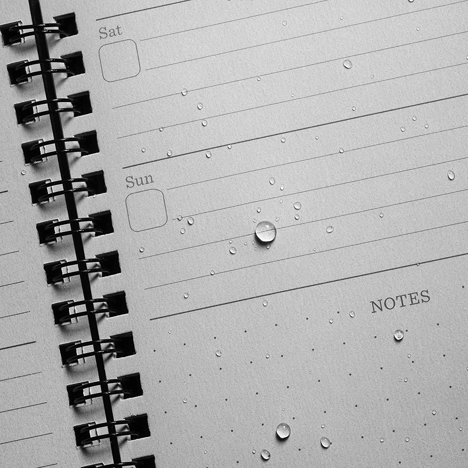 Rite in the Rain Weekly Planner Undated Black No.P52-Tactical Source LLC