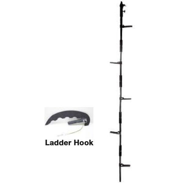 Ruhltech Folding Pole Ladder Alternating Step-Tactical Source LLC