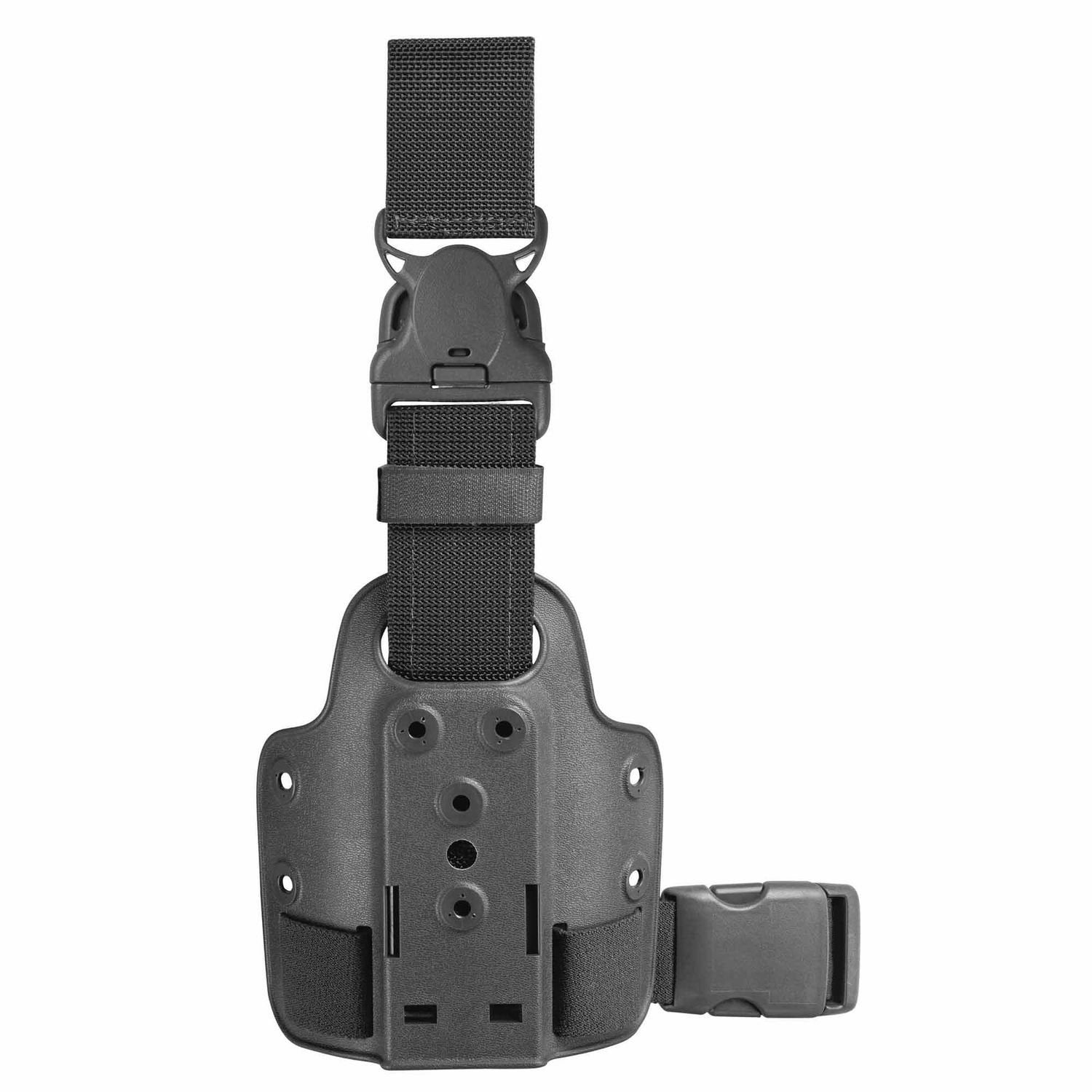 Safariland Model 6005-10 Single Strap Leg Shroud w/ Quick Release Leg Strap Black-Tactical Source LLC