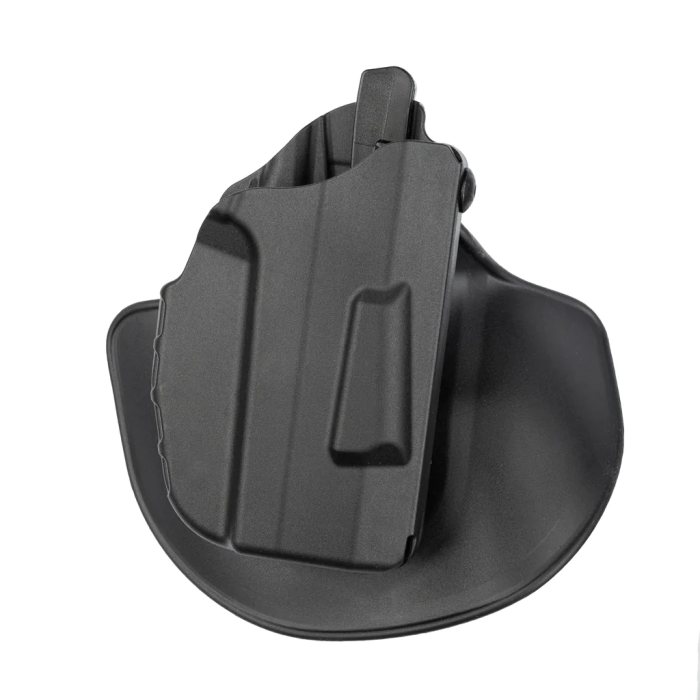 Safariland Model 7378 7TS ALS Concealment Paddle and Belt Loop Combo Holster for Glock 17 - Plain Finish Color Black w/ Light-Tactical Source LLC