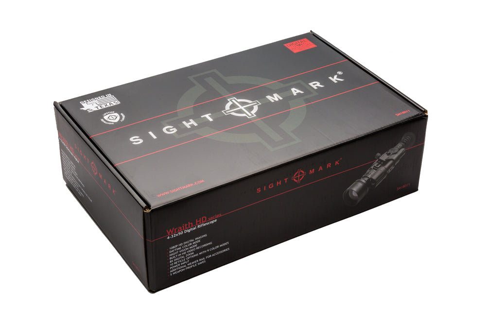 Sightmark Wraith HD 4-32x50 Digital Riflescope-Tactical Source LLC