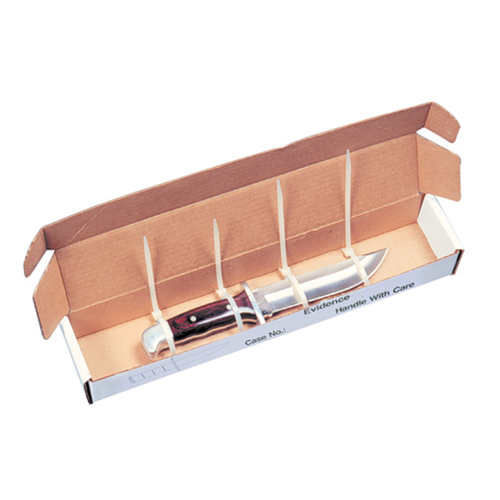 Sirchie Knife Boxes: 16 x 3 x 2 25/pack-Tactical Source LLC