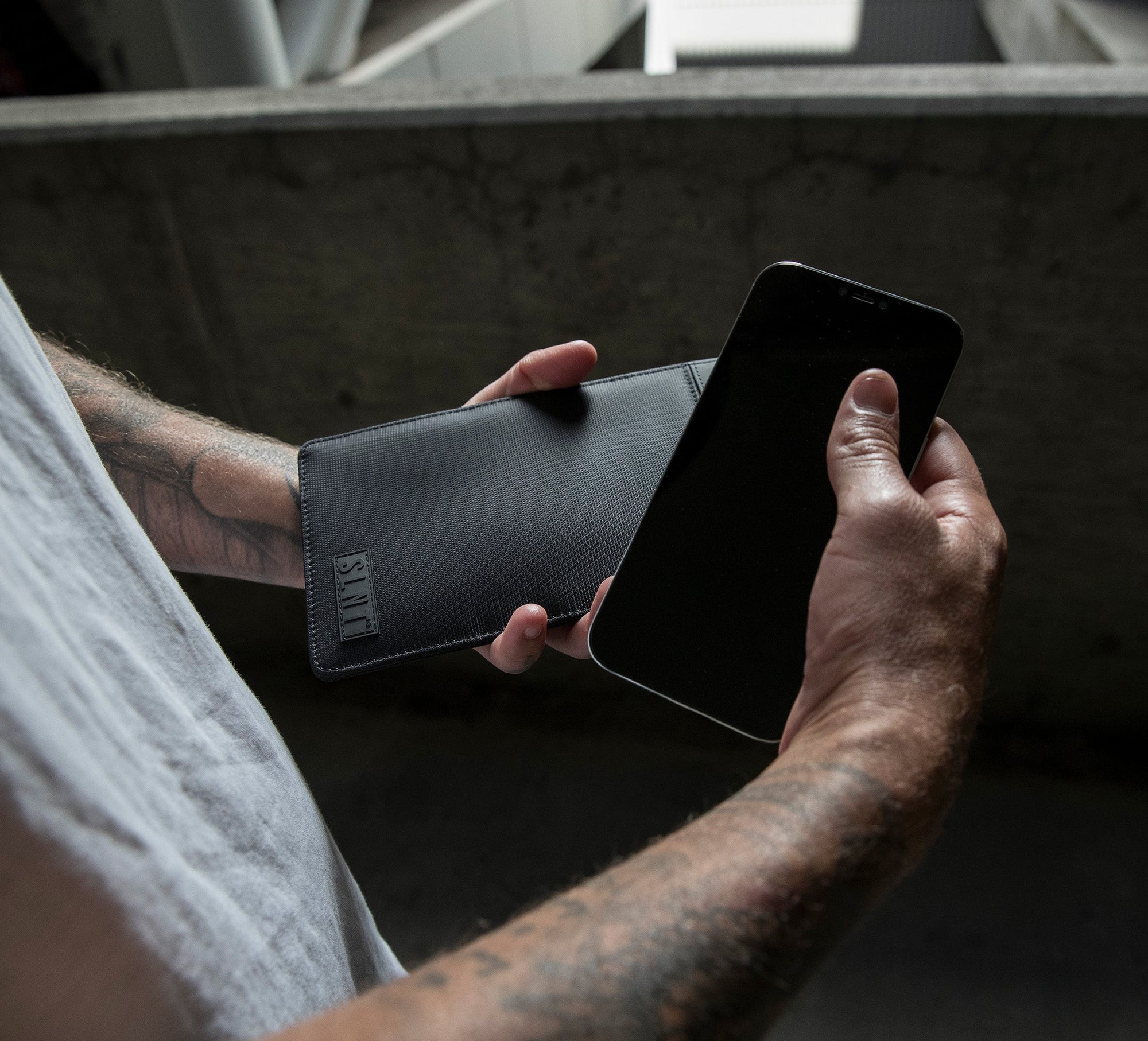 SLNT Faraday Sleeves for Phones Weatherproof Nylon Black-Tactical Source LLC