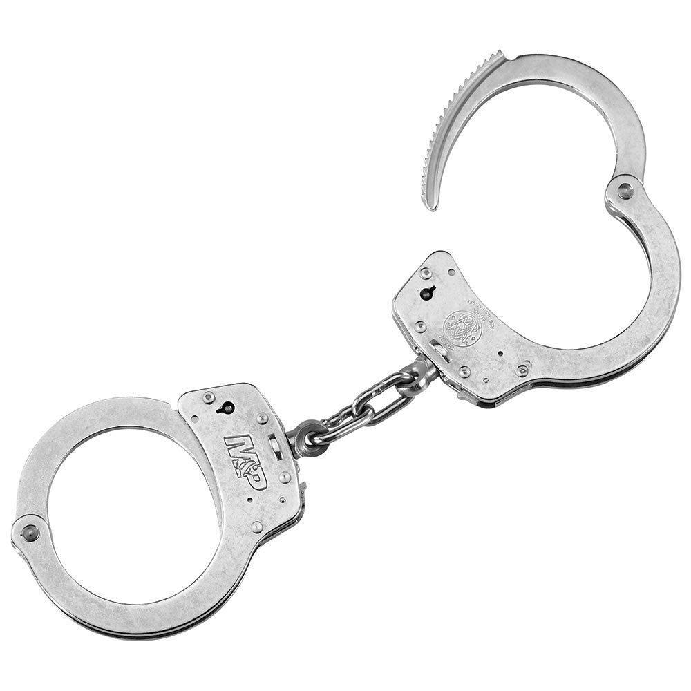 Smith and Wesson M&P Chain Lever Lock Nickel Handcuff-Tactical Source LLC
