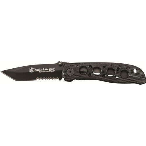 Smith & Wesson Bullseye Extreme Ops Serrated Tanto Knife CK5TBS-Tactical Source LLC