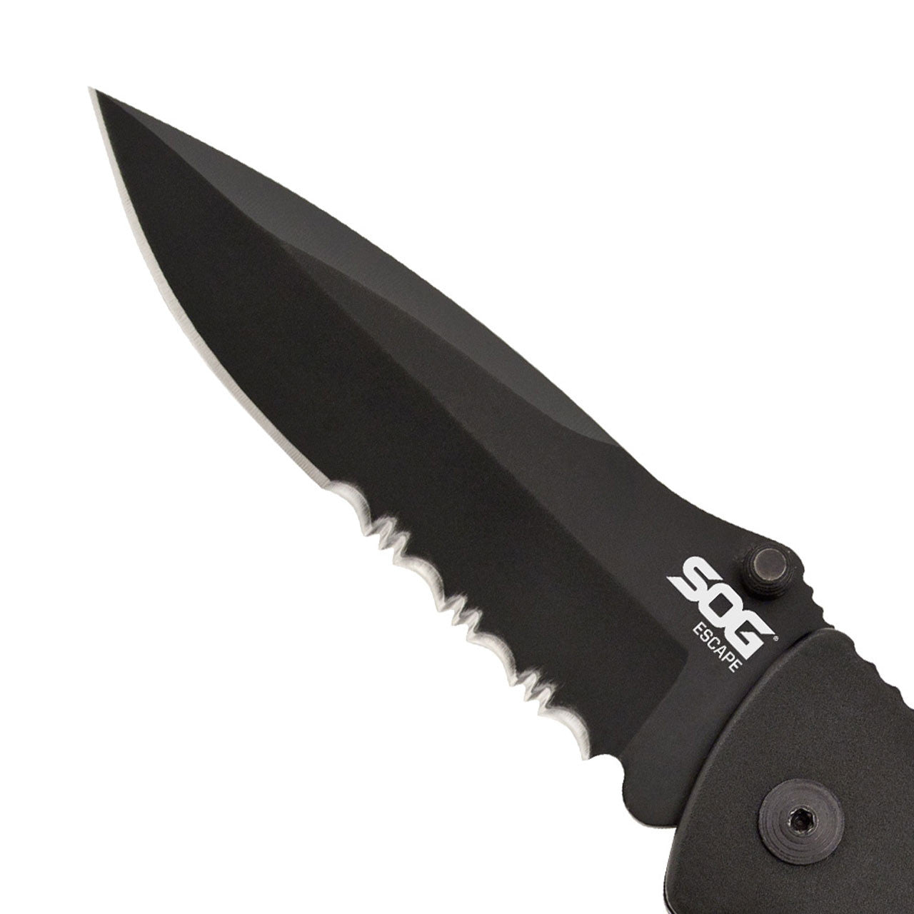 SOG Escape Bead Blast Knife and Rescue Tool Black-Tactical Source LLC