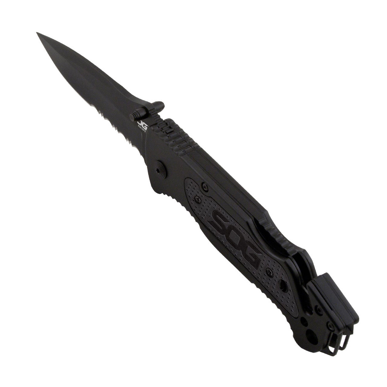 SOG Escape Bead Blast Knife and Rescue Tool Black-Tactical Source LLC
