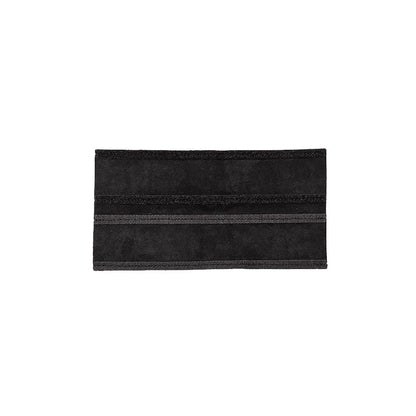 Sordin Supreme Leather Headband Padding Velcro - Black-Tactical Source LLC