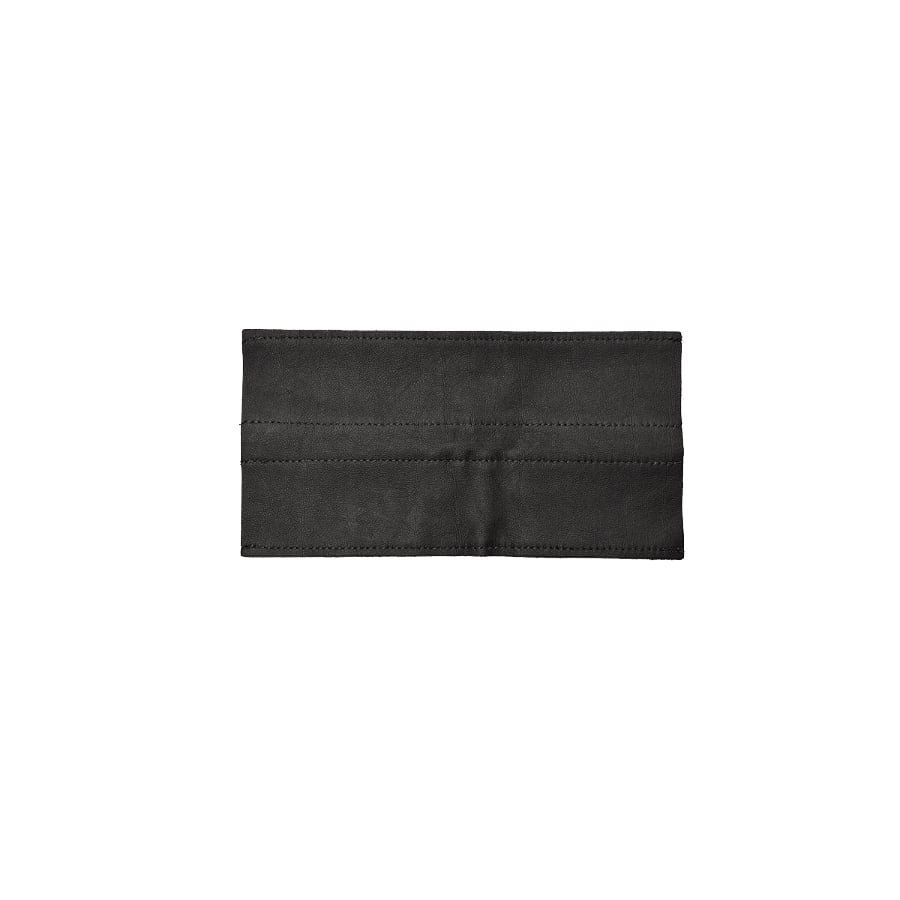 Sordin Supreme Leather Headband Padding Velcro - Black-Tactical Source LLC