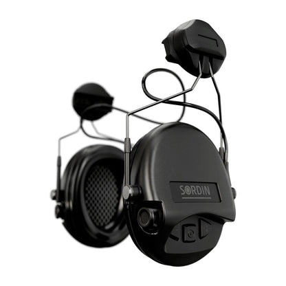 Sordin Supreme MIL AUX Arc Helmet Black-Tactical Source LLC