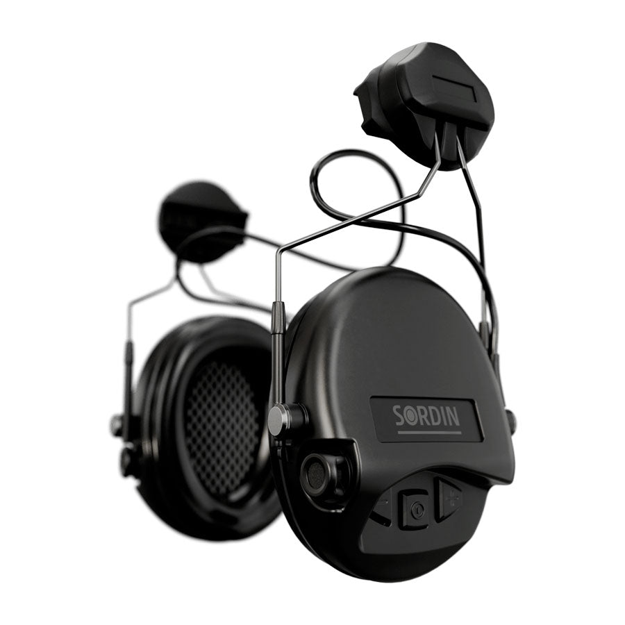 Sordin Supreme MIL AUX Arc Helmet Black-Tactical Source LLC