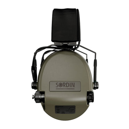 Sordin Supreme MIL AUX SFA Slim Electronic Hearing Protecton Headband-Tactical Source LLC