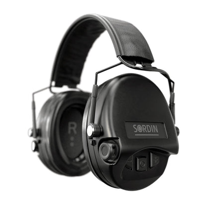 Sordin Supreme MIL AUX SFA Slim Electronic Hearing Protecton Headband-Tactical Source LLC