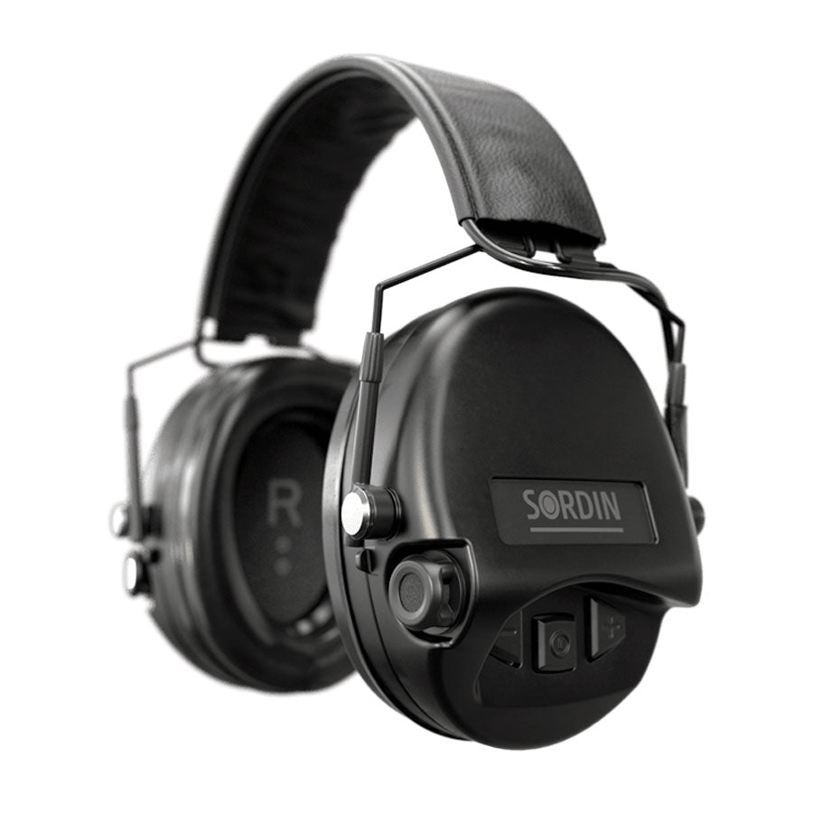 Sordin Supreme MIL AUX SFA Slim Electronic Hearing Protecton Headband-Tactical Source LLC