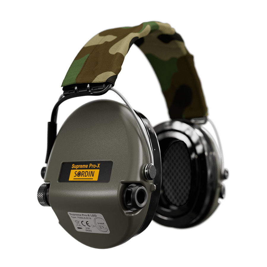 Sordin Supreme Pro-X LED Electronic Hearing Protecton Headband-Tactical Source LLC