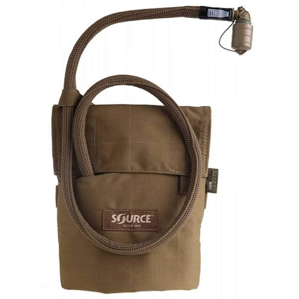 Source Tactical Kangaroo 1L With Pouch Collapsible Canteen Hydration System-Tactical Source LLC