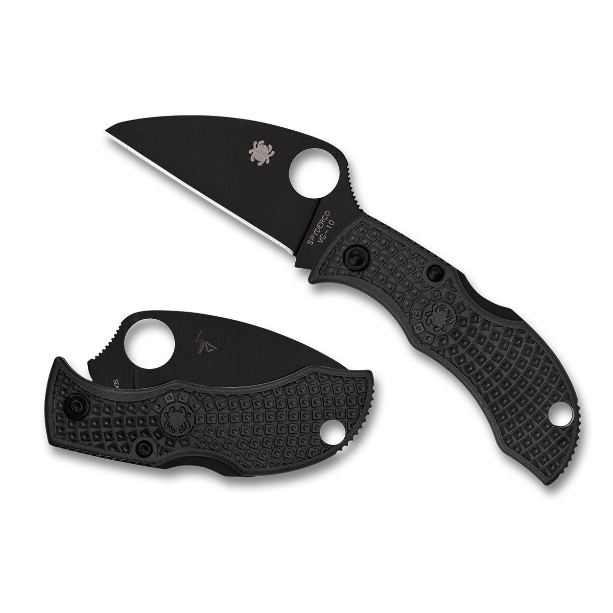 Spyderco Manbug Manbug Wharnclife Black - Plain Blade – Tactical Source LLC