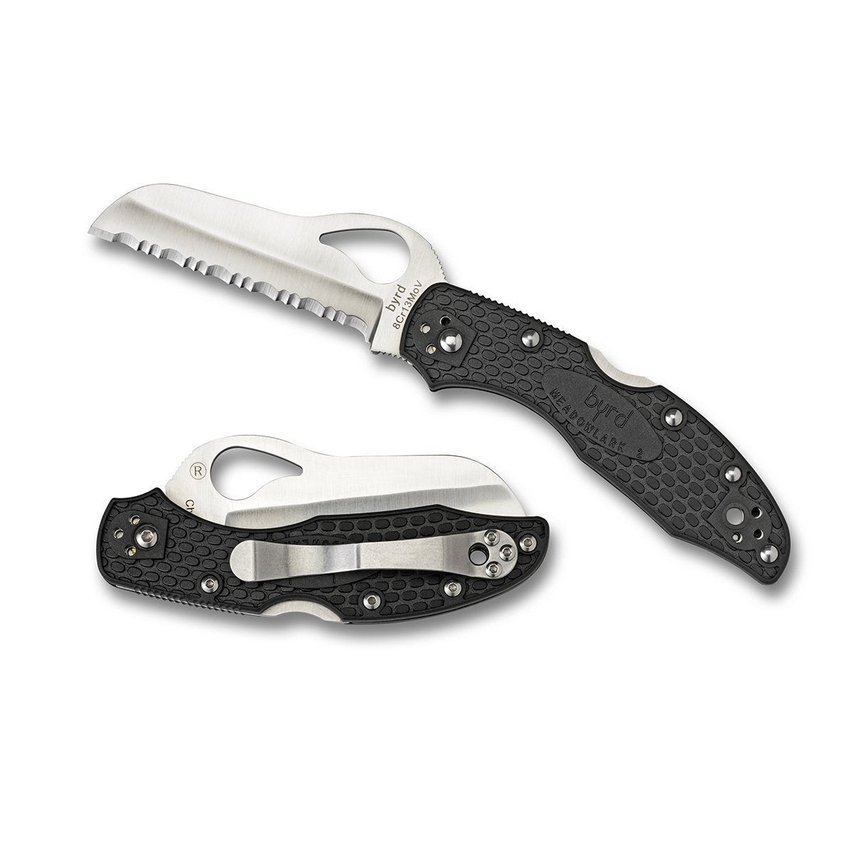 Spyderco Meadowlark 2 Rescue Lightweight - Serrated blade-Tactical Source LLC