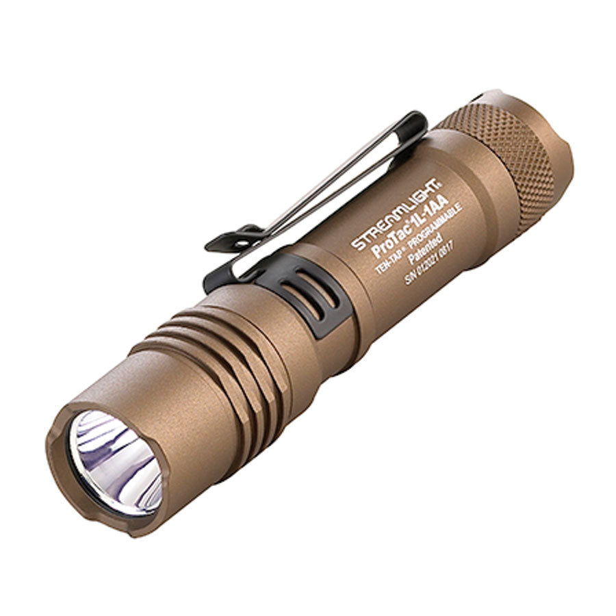 Streamlight ProTac 1L-1AA Dual Fuel 350-Lumen Compact Tactical Flashlight Coyote-Tactical Source LLC