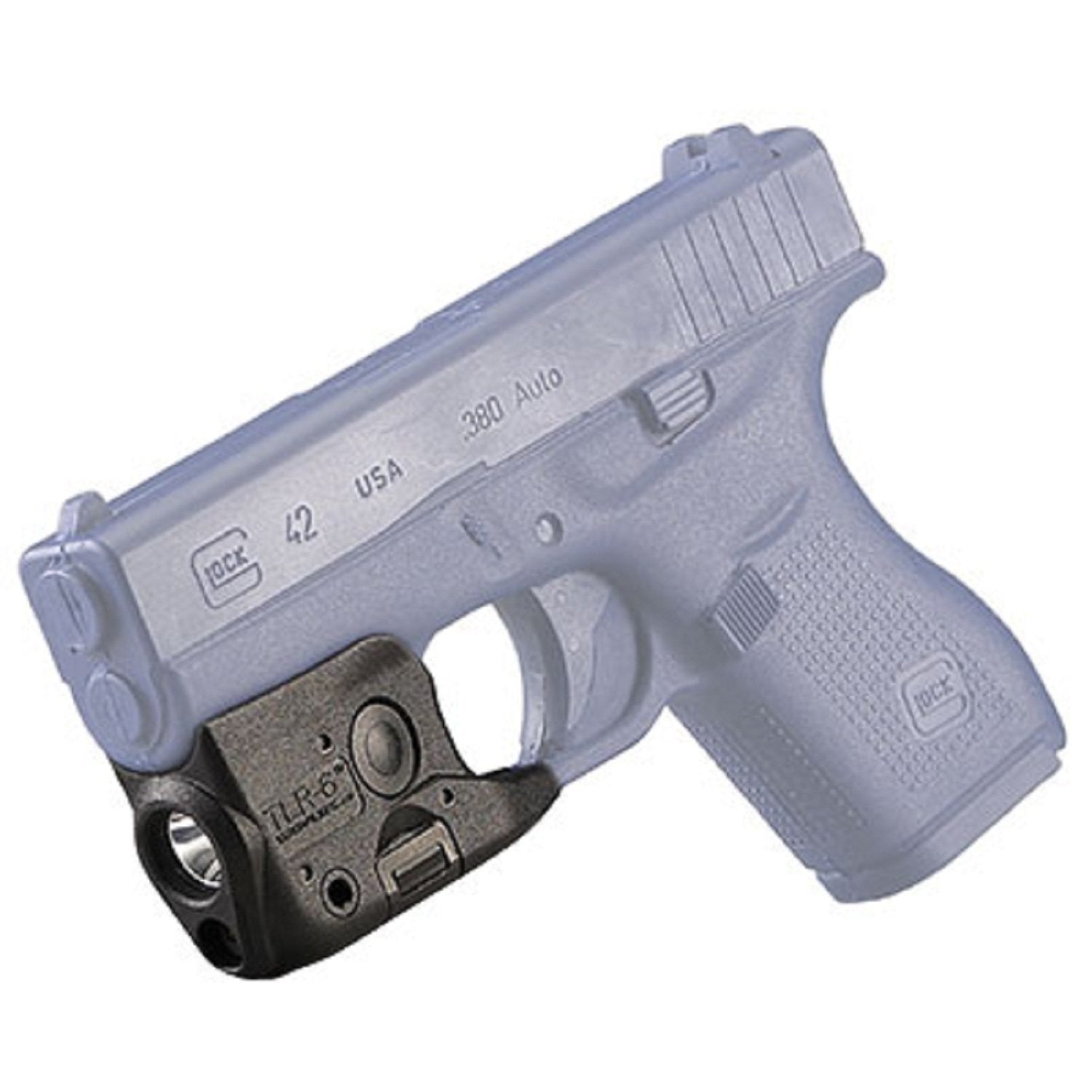 Streamlight TLR-6 for Glock 42/43 100-Lumens with Red Laser Tactical Weapon Light Black-Tactical Source LLC