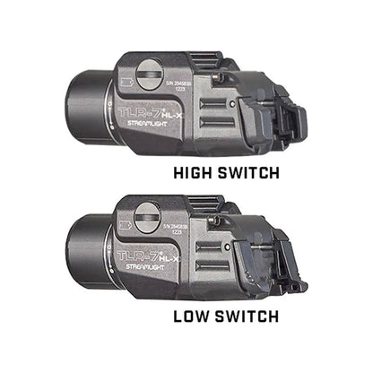 Streamlight TLR-7 HL-X USB Multi-Fuel, Rail-Mounted Light with Interchangeable Rear Paddle Switches-Tactical Source LLC