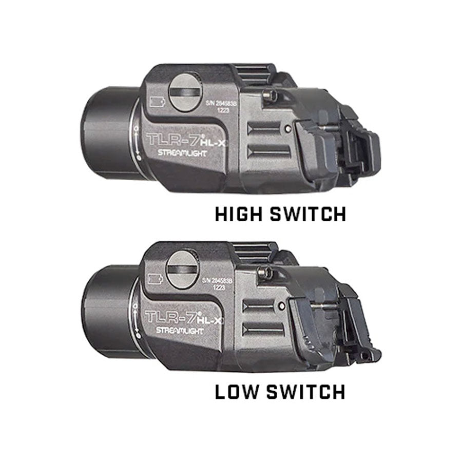 Streamlight TLR-7 HL-X USB Multi-Fuel, Rail-Mounted Light with Interchangeable Rear Paddle Switches-Tactical Source LLC