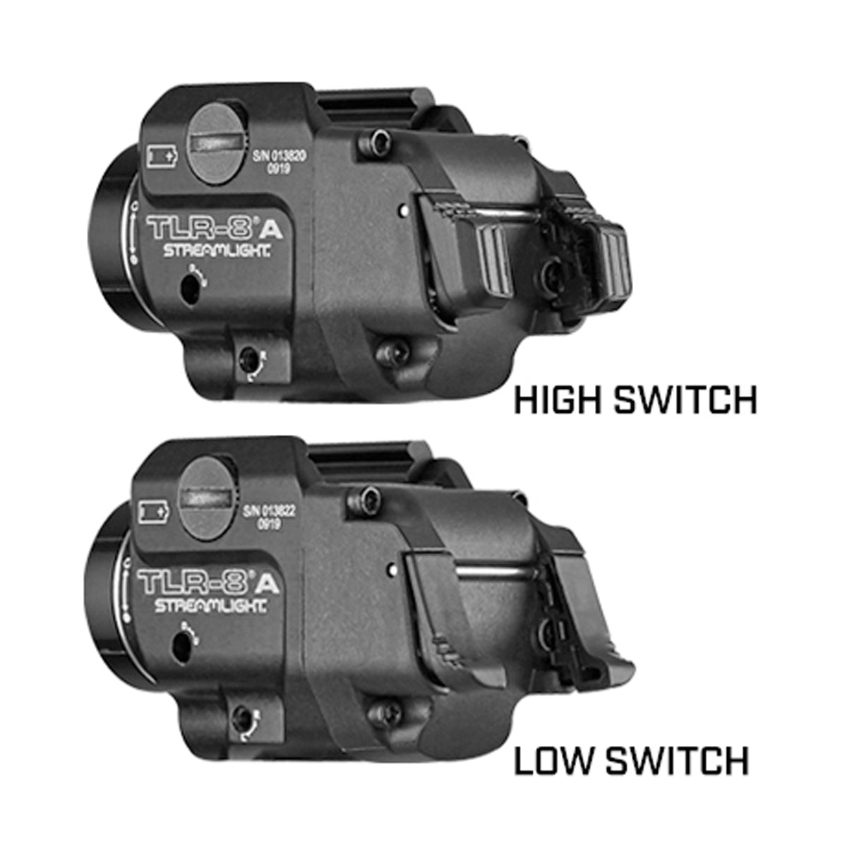 Streamlight TLR-8A Gun Light with Laser and Rear Switch Options-Tactical Source LLC