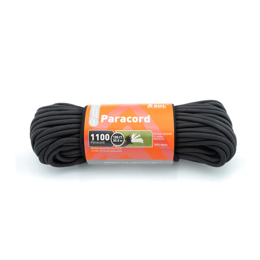 Survive Outdoors Longer SOL 1100 Paracord, 100 ft-Tactical Source LLC