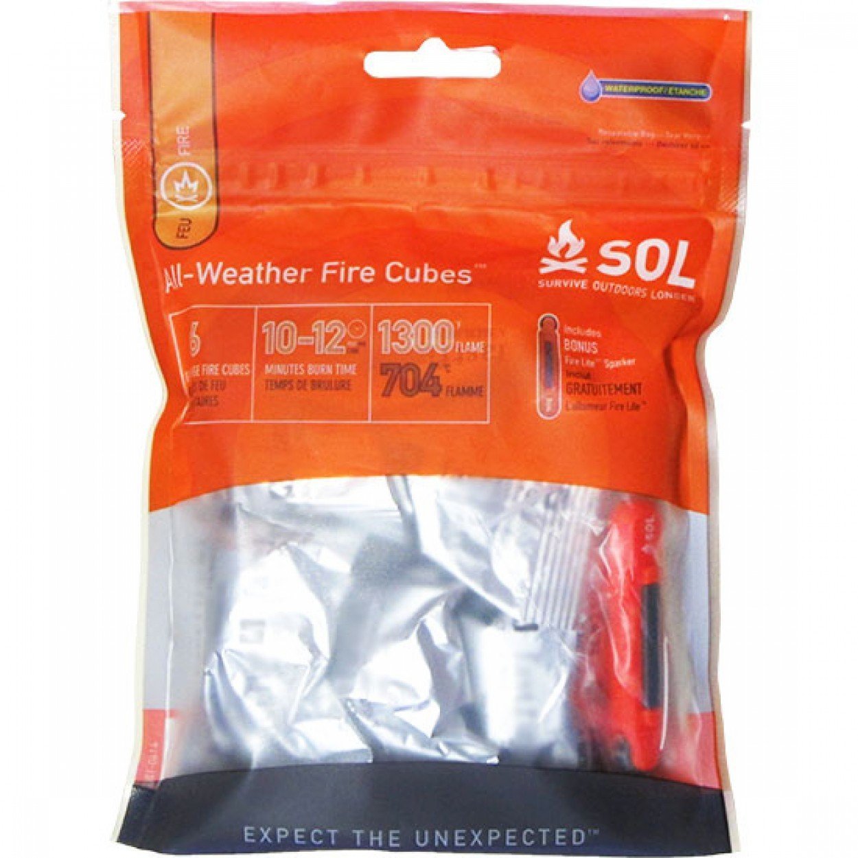 Survive Outdoors Longer SOL All Weather Fire Cubes-Tactical Source LLC