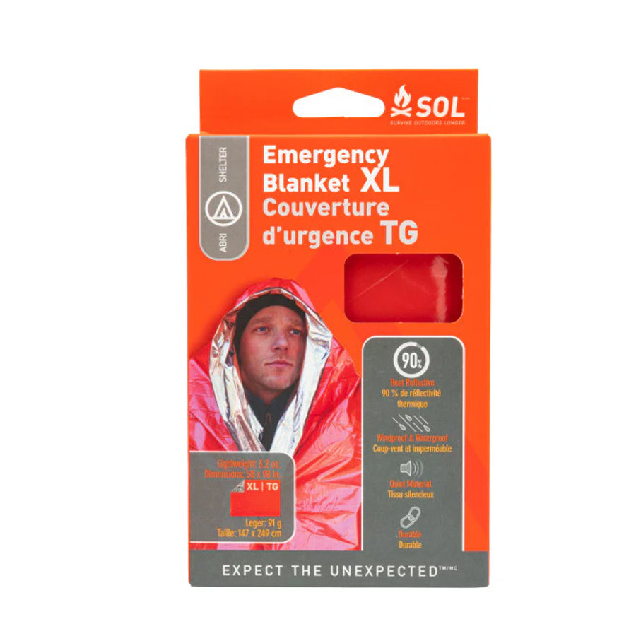 Survive Outdoors Longer SOL Emergency Blanket XL-Tactical Source LLC