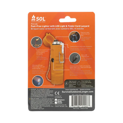 Survive Outdoors Longer SOL Fire Lite Fuel-Free Lighter-Tactical Source LLC