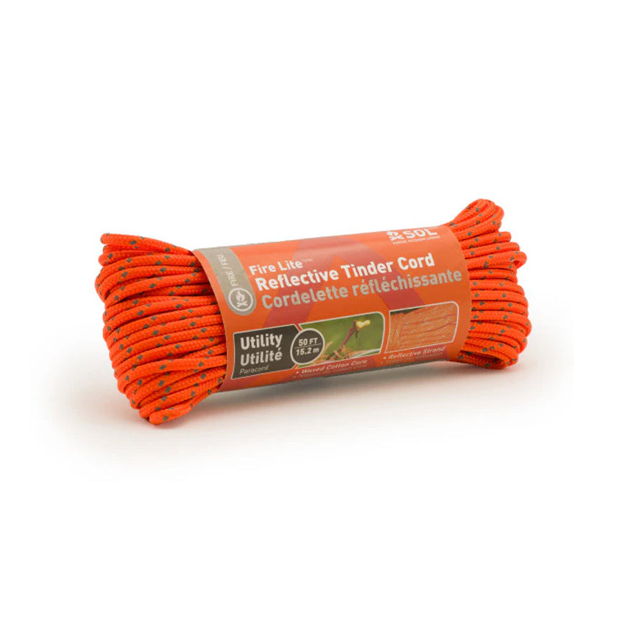 Survive Outdoors Longer SOL Fire Lite Utility Reflective Tinder Cord, 50 ft-Tactical Source LLC