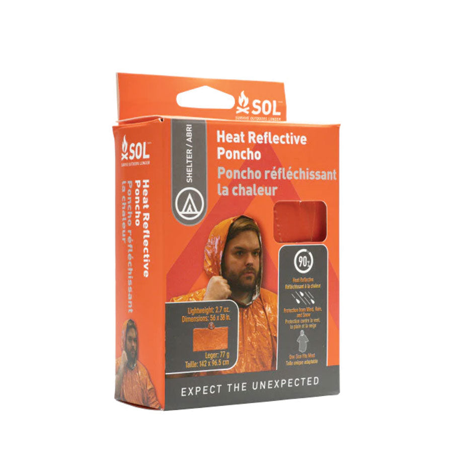 Survive Outdoors Longer SOL Heat Reflective Poncho-Tactical Source LLC