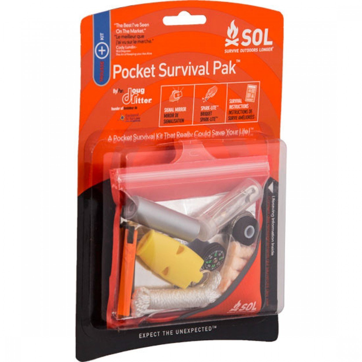 Survive Outdoors Longer SOL Pocket Survival Pak-Tactical Source LLC
