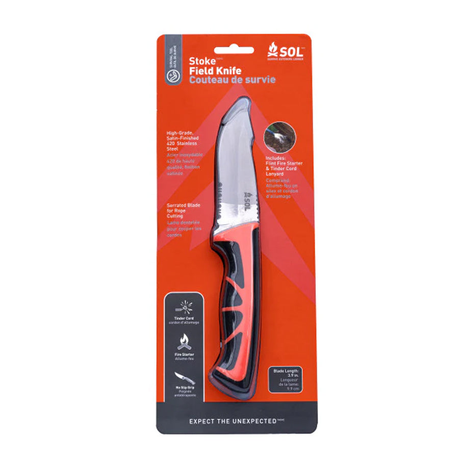 Survive Outdoors Longer SOL Stoke Field Knife-Tactical Source LLC