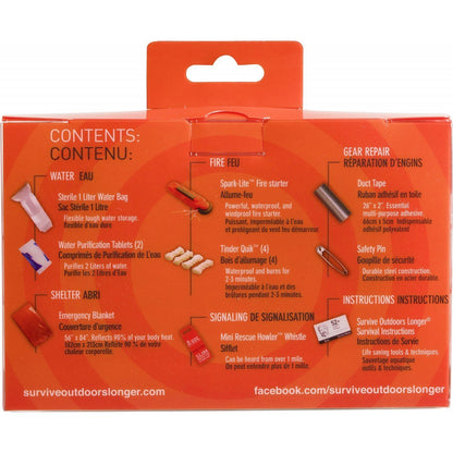 Survive Outdoors Longer SOL Traverse Survival Kit-Tactical Source LLC