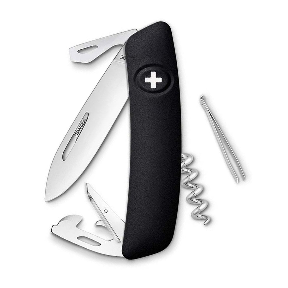 SWIZA Knives D03 Swiss Pocket Knife Black-Tactical Source LLC